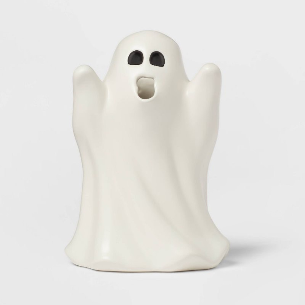 Halloween nwt Ghost Stoneware Pitcher Beverage Server - Threshold